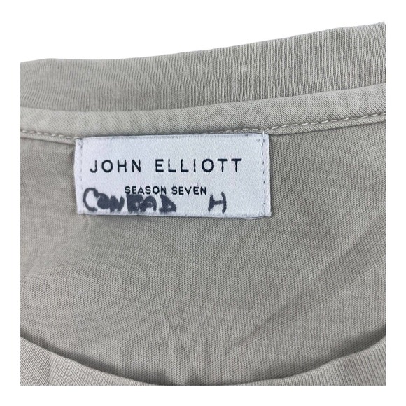 John Elliot Season 7 Tan Gray S/S Shirt Size Small - Picture 4 of 4